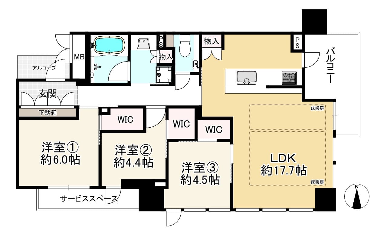 Geo Tower Sakaisuji-Honmachi / Condominium, Osaka photo 14