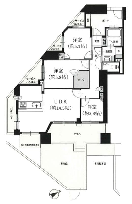 Nice Urban Nakano-Sakaue / Condominium, Tokyo photo 9