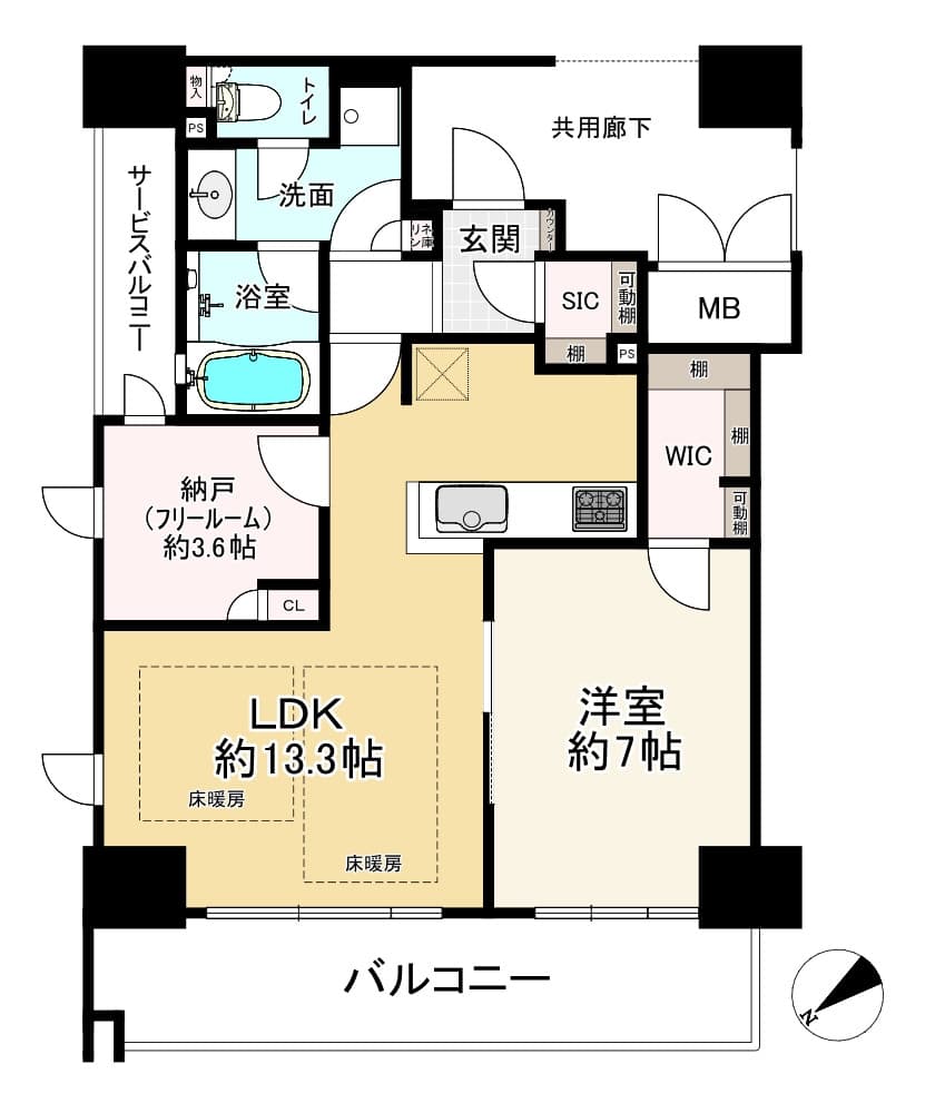 Uniheim Nakanoshima Dojimagawa Tower Residence / Condominium, Osaka photo 7