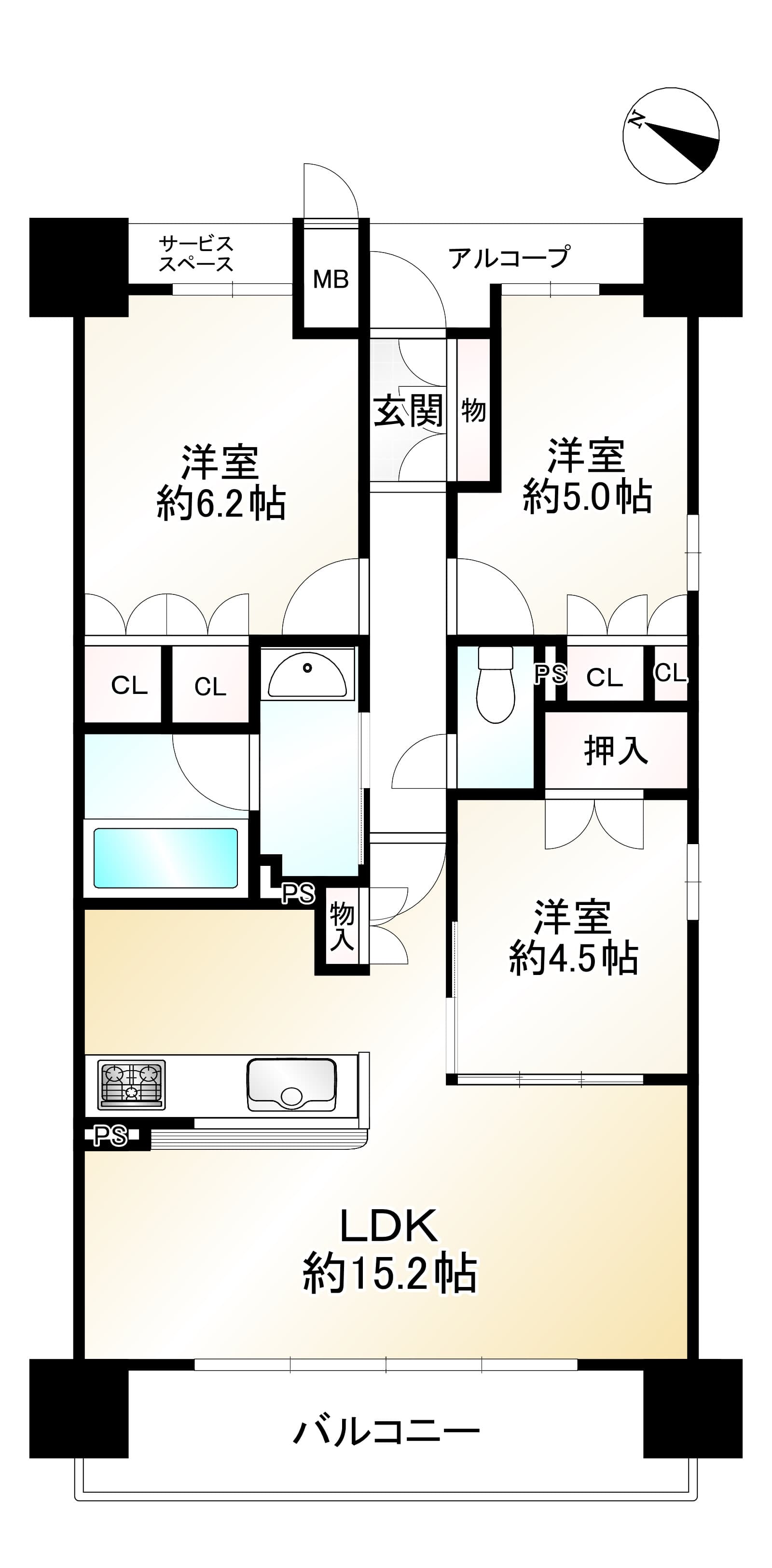 The Kyoto Residence Shijo Kawaramachi / Condominium, Kyoto photo 5