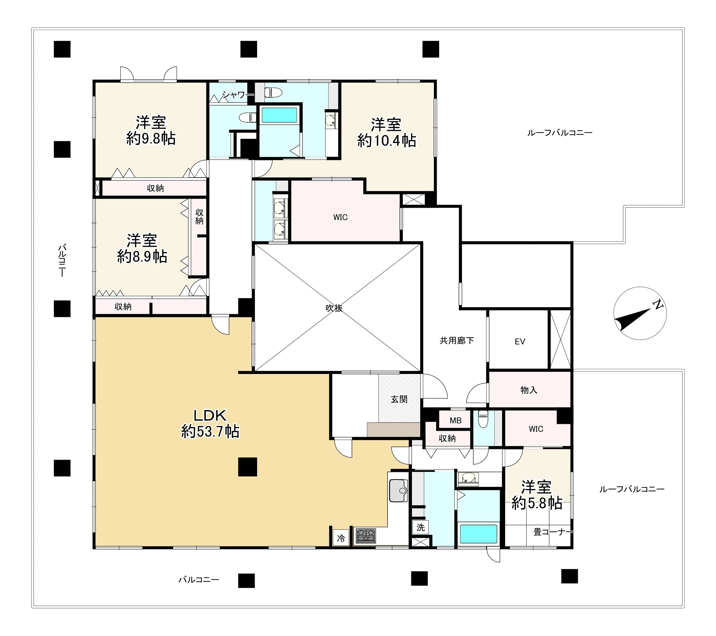 Towa Kichijoji Mansion Heights Ogiyama / Condominium, Tokyo