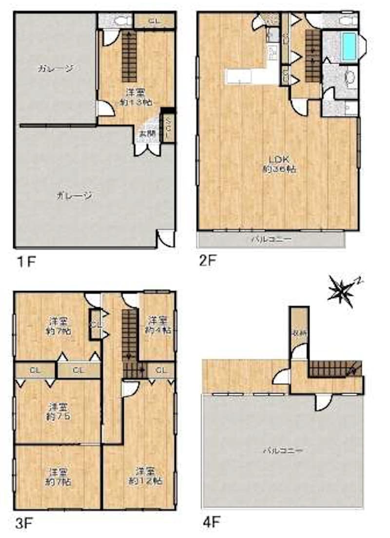 Nihombashi-Higashi Residence / 6LDK, Osaka photo