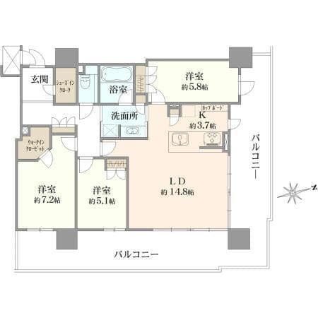 The Fine Tower Nagoya Imaike / 3LDK, Aichi photo 9
