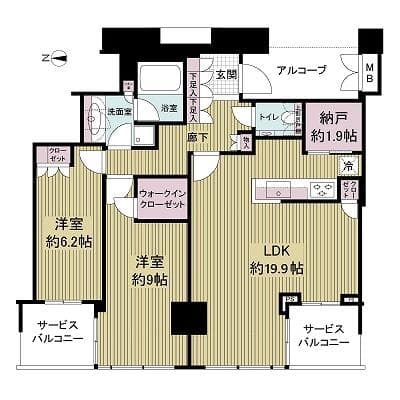 シティタワーグラン天王寺 / 2LDK、大阪府 photo 10