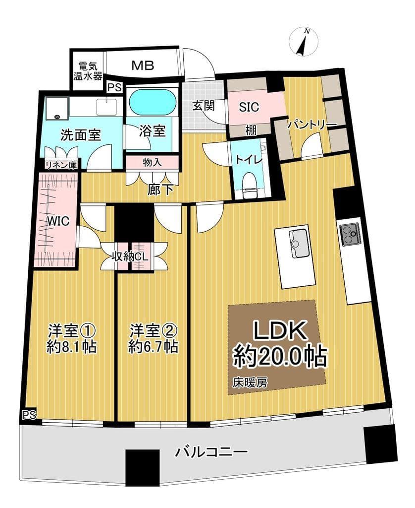 The Tower Osaka / 2LDK, Osaka photo 15