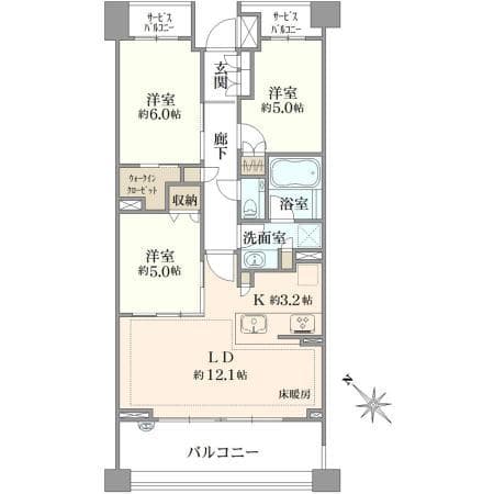 J Grandia Hiyoshi / 3LDK, Kanagawa photo 15