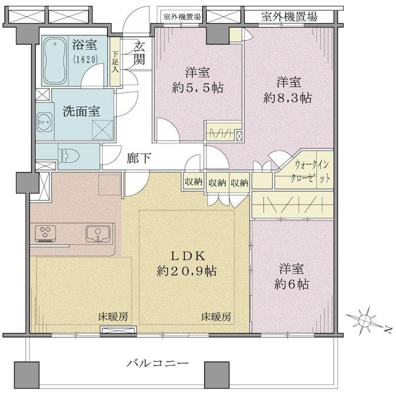 Gran Este Kawasaki Twin Tower II / Condominium, Kawasaki photo 6